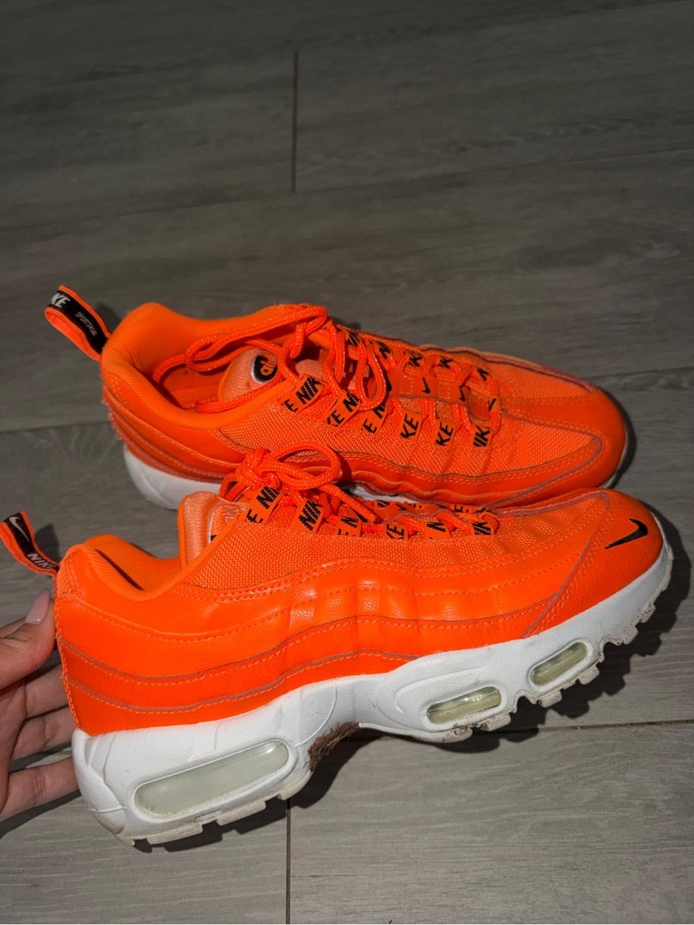 Nike Men or Womens' Bright Orange Air Max Sneakers